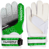 HUDORA Guantes de portero para niños, verde, Talla M verde/blanco