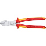 KNIPEX Alicates de corte potente 74 06 250 VDE rojo/Amarillo