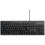 Kensington Teclado de tamaño completo con cable KB100 EQ negro, Completo (100%), Alámbrico, USB, Interruptor de membrana, QWERTY, Negro