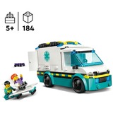 LEGO Ambulancia de Emergencias, Juegos de construcción Juego de construcción, 5 año(s), Plástico, 184 pieza(s), 426 g