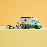 LEGO City Ambulancia de Emergencias, Juegos de construcción Juego de construcción, 5 año(s), Plástico, 184 pieza(s), 426 g