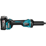 Makita Amoladora recta a batería GD001GZ XGT, 40 voltios negro/Azul