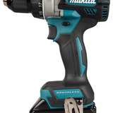 Makita Taladro atornillador percutor a batería DHP492RTJ, 18Volt, Martillo atornillador azul/Negro
