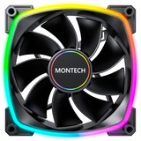 Montech RX140 PWM 140x140x25, Ventilador negro