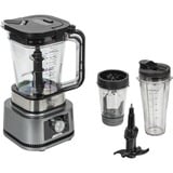 Ninja Foodi 3-in-1 Power Nutri Standmixer mit Smart Torque & Auto-iQ, Batidora depie plateado/Negro