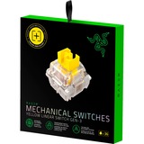 Razer Yellow Switch-Set, Interruptor de botón amarillo/Transparente
