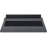 Samsung Teclado Pro, Funda protectora gris, QWERTZ, Alemán, Touchpad, Samsung, Galaxy Tab S11 Ultra, Gris
