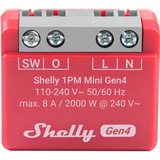 Shelly 1PM Mini Gen4, Relé rojo