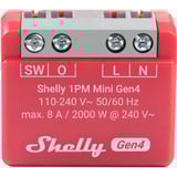 Shelly 1 PM Mini Gen4, Relé rojo