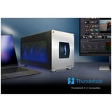 Sonnet eGPU Breakaway Box 850T5 Thunderbolt 5, Caja/Carcasa plateado