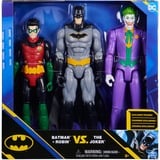 Spin Master BATMAN - DC COMICS - Pack Figura Batman Y Robin contra Joker: Figuras de Acción de 30 cm - 6064967 - Superheroes Juguetes - Juguetes Niños 3 Años +, Muñecos DC Comics BATMAN - - Pack Figura Batman Y Robin contra Joker: Figuras de Acción de 30 cm - 6064967 - Superheroes Juguetes - Juguetes Niños 3 Años +, 3 año(s), Multicolor