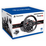 Thrustmaster T248R Carbono USB Volante + Pedales Analógico/Digital PC, PlayStation 4, PlayStation 5 negro, Volante + Pedales, PC, PlayStation 4, PlayStation 5, Botón modo, Botón menú, Cruceta, Analógico/Digital, Hybrid drive, Alámbrico