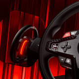 Thrustmaster T248R Carbono USB Volante + Pedales Analógico/Digital PC, PlayStation 4, PlayStation 5 negro, Volante + Pedales, PC, PlayStation 4, PlayStation 5, Botón modo, Botón menú, Cruceta, Analógico/Digital, Hybrid drive, Alámbrico