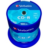 Verbatim CD-R Extra Protection 700 MB 100 pieza(s), CDs vírgenes 52x, CD-R, 120 mm, 700 MB, Caja para pastel, 100 pieza(s)