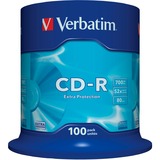 Verbatim CD-R Extra Protection 700 MB 52x 100 pieza(s), CDs vírgenes 52x, CD-R, 120 mm, 700 MB, Caja para pastel, 100 pieza(s)