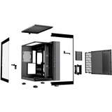 be quiet! LIGHT BASE 600 DX Black Midi Tower Negro, Cajas de torre negro, Midi Tower, PC, Negro, ATX, micro ATX, Mini-ATX, Acrilonitrilo butadieno estireno (ABS), Vidrio, Acero, Juego