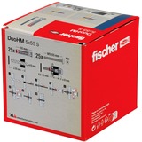 fischer Taco para cavidades DuoHM 5x55 S PZ, Pasador 