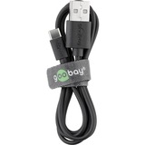goobay Set de carga USB-C 5 Watt, Cargador negro