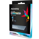 ADATA UE800 unidad flash USB 1 TB USB Tipo C 3.2 Gen 2 (3.1 Gen 2) Plata, Lápiz USB aluminio (cepillado), 1 TB, USB Tipo C, 3.2 Gen 2 (3.1 Gen 2), 1000 MB/s, Deslizar, Plata