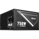 ASUS ATS-750G unidad de fuente de alimentación 750 W 20+4 pin ATX ATX Negro, Fuente de alimentación de PC negro, 750 W, 110 - 240 V, Activo, 100 W, 750 W, 100 W