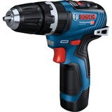 Bosch Taladro atornillador percutor a batería GSB 12V-35 Professional, 12 Voltios, Martillo atornillador azul/Negro