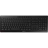 CHERRY Stream Wireless teclado Universal RF inalámbrica + USB QWERTY Inglés del Reino Unido Negro negro, Completo (100%), Inalámbrico y alámbrico, RF inalámbrica + USB, QWERTY, Negro