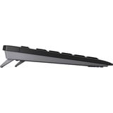 CHERRY Stream Wireless teclado Universal RF inalámbrica + USB QWERTY Inglés del Reino Unido Negro negro, Completo (100%), Inalámbrico y alámbrico, RF inalámbrica + USB, QWERTY, Negro