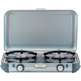 Campingaz Camping Kitchen 2 Grill & Go Caravan, 30 mbar, Cocina de gas gris/Negro