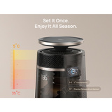 DREO Calefactor 720S, Termoventiladores negro