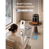 DREO Calefactor 720S, Termoventiladores negro