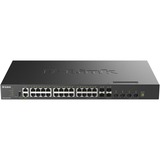 D-Link DXS-3410-32XY switch Gestionado L3 Fast Ethernet (10/100) Negro, Interruptor/Conmutador Gestionado, L3, Fast Ethernet (10/100), Bidireccional completo (Full duplex), Montaje en rack