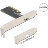 DeLOCK Tarjeta PCI Express x4 a 1 x externo OCuLink SFF-8612 - LP, Tarjeta de interfaz 