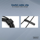 Digitus Cable de conexión USB 2.0 de silicona USB-C > USB-C negro