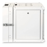 Digitus Carcasa de pared de la serie Unique - de dos piezas, giratoria, Armario IT gris claro, giratoria, Bastidor de pared, 9U, 100 kg, Gris