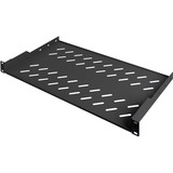 Digitus Estantería para fijación permanente a armarios de 483 mm (19"), Balda negro, Negro, 15 kg, 1U, Turquía, 48,3 cm (19"), 500 mm
