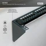Digitus Soporte de pared para equipo de 19 pulgadas 6 U negro