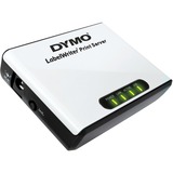 Dymo LabelWriter Print Server servidor de impresión LAN Ethernet blanco/Negro, Taiwán, LAN Ethernet, Windows Vista Business, Windows Vista Business x64, Windows Vista Home Basic, Windows Vista Home..., Mac OS X 10.3 Panther, Mac OS X 10.4 Tiger, Mac OS X 10.5 Leopard, Mac OS X 10.6 Snow Leopard, Mac..., Caja, 175 mm