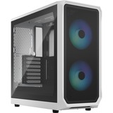 Fractal Design Focus 2 RGB White TG Clear Tint, Cajas de torre blanco