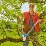 GARDENA TeleCut Pro L, 12041-88, Tijeras de podar gris/Turquesa
