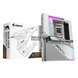 GIGABYTE B650E AORUS STEALTH ICE Placa base - AMD Ryzen serie 9000, VRM de 12+2+2 fases, hasta 8000 MHz DDR5 (OC), 1xPCIe 5.0 + 2xPCIe 4.0 M.2, LAN 2,5 GbE, WIFI 7, USB 3.2 Gen 2x2 blanco/Plateado, VRM de 12+2+2 fases, hasta 8000 MHz DDR5 (OC), 1xPCIe 5.0 + 2xPCIe 4.0 M.2, LAN 2,5 GbE, WIFI 7, USB 3.2 Gen 2x2, AMD, Zócalo AM5, AMD Ryzen 7000 Series, AMD Ryzen 8000 Series, AMD Ryzen 9000 Series, Zócalo AM5, DDR5-SDRAM, 256 GB
