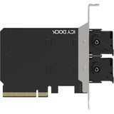 Icy Dock ExpressSlot Core CP073-2 (MB312M4P-B), Chasis intercambiable negro