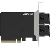 Icy Dock MB312M4P-B, Chasis intercambiable negro