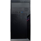 Inter-Tech IT-6502 Romea Micro Torre Negro, Cajas de torre negro, Micro Torre, PC, Negro, uATX, 14 cm, 29 cm