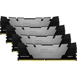 Kingston FURY FURY 128GB 3600MT/s DDR4 CL18 DIMM (Kit de 4) Renegade Black, Memoria RAM negro, 128 GB, 4 x 32 GB, DDR4, 288-pin DIMM