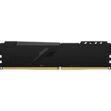 Kingston FURY FURY Beast 16GB 3600MT/s DDR4 CL18 DIMM Black, Memoria RAM negro, 16 GB, 1 x 16 GB, DDR4, 288-pin DIMM