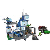 LEGO City 60316 Comisaría de Policía, Camión y Helicóptero de Juguete, Juegos de construcción Camión y Helicóptero de Juguete, Juego de construcción, 6 año(s), Plástico, 668 pieza(s), 1,37 kg