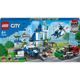 LEGO City 60316 Comisaría de Policía, Camión y Helicóptero de Juguete, Juegos de construcción Camión y Helicóptero de Juguete, Juego de construcción, 6 año(s), Plástico, 668 pieza(s), 1,37 kg