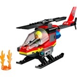 LEGO City Helicóptero de Rescate de Bomberos, Juegos de construcción Juego de construcción, 5 año(s), Plástico, 85 pieza(s), 159 g