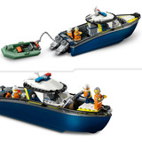 LEGO City Persecución en Barco de Policía, Juegos de construcción Juego de construcción, 6 año(s), Plástico, 264 pieza(s), 621 g