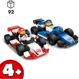 LEGO Coches de F1® Williams Racing y Haas F1®, Juegos de construcción Juego de construcción, 4 año(s), Plástico, 92 pieza(s), 199 g